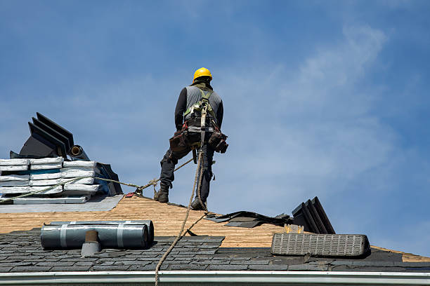 Professional Roofing technician working in Lakeview, NC
